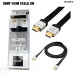 HDMI Plated Sony Male To Male High Speed  Audio & Video Display durable  2M   Cable  full HD Display Use Devices LED   LCD TV  Desktop PC Laptop  PlayStation 3 - Image 2