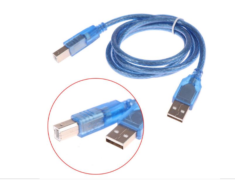 usb-2.0-printer-05 Male to Male USB 2.0 High Speed Printer Data Cable Cord 1.5M - Image 1