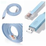 USB 2.0 to RJ45 RS232 Console Adapter Cable FTDI Chip