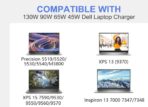 Dell  130W Original  Laptop Charger   Vostro 7620 7610  7500 7510 7590  Series  Adapter    Pin Size 4.5mm*3.0mm - Image 2