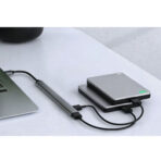 Super Speed   Aluminum Alloy 5Gbps Transfer  Fast Data   USB 3.0 Male    Ultra Slim 7 In 1    Female 7 Ports USB 3.0  Hub  Compatible Devices  Laptop Desktop PC MacBook  Keyboard Mouse Printer USB Card Reader  USB Flash Drive  USB Accessories - Image 3