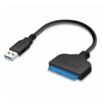 High Speed    USB 3.0 External Converter  SSD Or HDD Data Transfer 22 Pins   SATA Cable Compatible Devices  Windows PCs  Laptops  Macbooks   SATA Drives