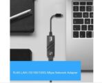 Highs Speed USB Type  C  Male 3.1 Gigabit Ethernet Card to LAN RJ45 100Mbps  Female Network LAN Adapter  Compatible Devices   Computers  Laptops   Windows  Linux   Network Support - Image 4