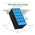 Universal Charging Station 100W Multi-Port USB Desktop Charging hub 20 Ports  Compatible Devices  Smartphones Tablets Smart Watches Bluetooth Earbuds Power Bank - Image 2