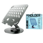 Foldable & Portable Anti-slip Silicone Pads Adjustable 360° Rotating  Remax Rm-C60 Material Premium Alloy  Foldable Tablet & Phone   Stand    Compatible Devices Samsung Galaxy   iPhone  Smartphones Apple iPad  Lenovo Huawei & Xiaomi Tablets