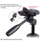 Foldable Design  Easy to Carrying 4 Legs Part  Flip Leg Locking Adjustable Ensuring Single Adjust Of Each Leg  Yungteng  VCT680RM Material Aluminum Alloy    Tripod Stand   Compatible Devices   Canon Nikon Sony Olympus Pentax Fujifilm Kodak DSLR Cameras Smartphones - Image 3