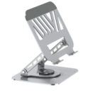 Foldable & Portable Easy to Carrying  Adjustable 360° Rotating  Aspor A703  Material Carbon Steel Plate  Foldable Laptop Desktop Stand    Compatible Devices   MacBook Air & MacBook Pro Windows laptops Chromebooks Tablets and iPads