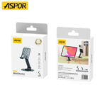 Foldable, Lightweight Excellent Stability  360° Rotating Head & Adjustable Viewing Angles Aspor A701     Material Carbon Steel   Silicone  Desktop  Tablet   Stand Or Mobile  Holder  Compatible Devices   Apple iPhone  Samsung Galaxy Series Google Pixel  Xiaomi Redmi Poco OPPO Vivo Realme  Infinix & Tecno