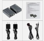 HDMI Adapter Female  Network LAN RJ45 Female 1080P    CAT6 Over Repeater 60M  Range Single LAN  Extender Transmitter  Devices Use For  LCD LED  Monitors  Projectors  CCTV Monitoring DVR NVR Systems - Image 2