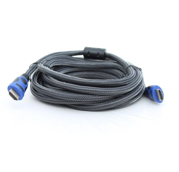 hdmi-rounf-05.jpg HDMI Round Male To Male High Speed Audio & Video Display durable 10M Cable crystal clear HD display Use Devices LED LCD TV Desktop PC Laptop - Image 1