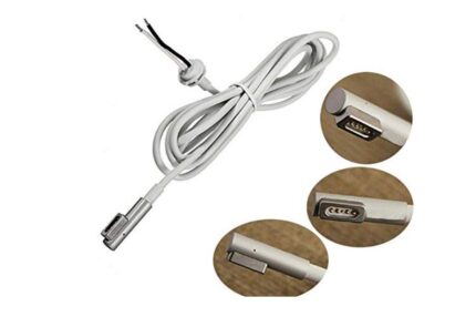 Apple Magsafe 1 DC Cable  Cord  L Shape  Compatible for MacBook Pro 60W  45W 85W Laptop Adapters Chargers