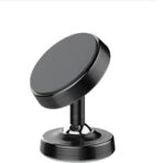 Compact Design Easy  to Install Material  ABS Plastic Perfect Viewing 360 Rotation LDNIO MG08    Magnetic  Universal  Car Phone  Dashboard  Holder  Strong Suction Base  Compatible Devices Apple iPhone  Samsung Galaxy  Google Pixel Series - Image 4
