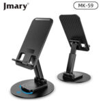 Foldable  Compact    Angle Adjustment  360 Rotation  Easy to Carry    Material ABS Plastic  JMARY MK-59  Tablet  Or Mobile  Stand  Holder  Compatible Devices   Apple iPhone  Samsung Galaxy Series Google Pixel  Xiaomi Redmi Poco OPPO Vivo - Image 2