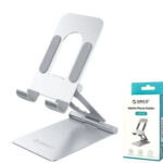 Foldable & portable    Easy  Or Comfortable Use  Material Metal  Silicone Non-slip Silicone Pads   Adjustable Height &  Viewing Angle   Orico-Lst-S1  Desktop  Stand Or Mobile  Holder - Image 4