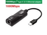 Highs Speed USB Type  C  Male 3.1 Gigabit Ethernet Card to LAN RJ45 100Mbps  Female Network LAN Adapter  Compatible Devices   Computers  Laptops   Windows  Linux   Network Support - Image 7
