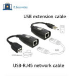 Range Extender USB 2.0 to  RJ45 CAT5  CAT6 Adapter  High Speed Data Transfer  Ethernet Extender 4800Mbps  Plug & Play 150 Feet (45M ) Extender