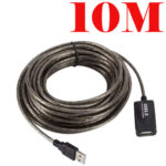 High Speed Data Transfer With IC  400Mbps   Active Repeater  Plug & Play  Material PVC   Extension Extender Cable Length   10M USB 2.0  Male  to  Female  Cable