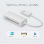 Highs Speed USB Male 2.0 Ethernet   to LAN RJ45 100Mbps  Female Network LAN Adapter  Compatible Devices   Computers  Laptops   Windows  Linux   Network Support - Image 2