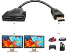 HDMI Adapter Splitter Y  Cable Male 1 to 2 Dual Hdmi  Female  Converter 1080P  Plug & Play    Support HD, LED, LCD, TV (Please Use Short Length  ) - Image 4