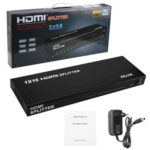 High Quality HDMI 2K  4K   Switcher  16 Port Splitter  16 in 1 Hub Switch   Compatible For Computers Laptops Projectors PlayStation Xbox Consoles