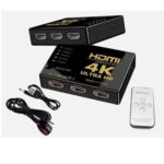 High Quality HDMI 2K  4K   Switcher  5 Port Splitter  5 in 1 Hub Switch   Compatible For Computers Laptops Projectors PlayStation Xbox Consoles