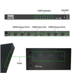 High Quality HDMI 2K  4K   Switcher  8 Port Splitter  8 in 1 Hub Switch   Compatible For Computers Laptops Projectors PlayStation Xbox Consoles - Image 6