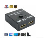 Gold Plated High Quality Dual Function  HDMI  Female 2 in 1 Out or 1 in 2  Female  Splitter  Bi-direction Switch   Compatible For Computers Laptops Projectors LED LCD  Smart TVs - Image 6